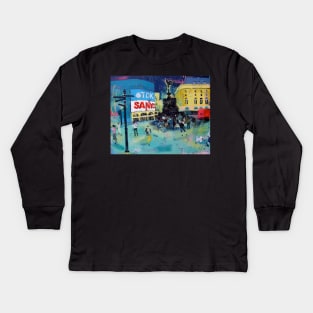 Piccadilly Circus Kids Long Sleeve T-Shirt